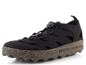 Asportuguesas polobotky s pružným šněrováním Cure 2 black P018206012