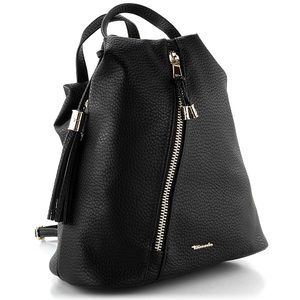 Tamaris městský batoh s šikmým předním zipem Carissa black 33187