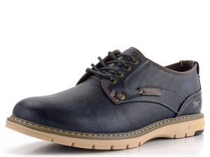 Mustang pánske šnurovacie poltopánky Navy 4105-303-820