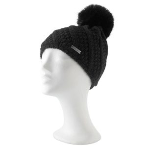 Voxx pletená čepice s bambulí Encore černá 110629