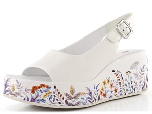 Högl sandály na barevném klínu weiss/multi 1-102519-0299