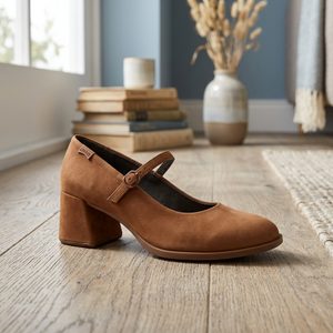 Camper lodičky s nártovým páskem Kora brown K201799-008