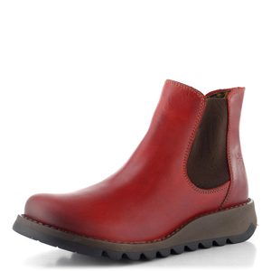Fly London chelsea členková obuv red SALV195FLY