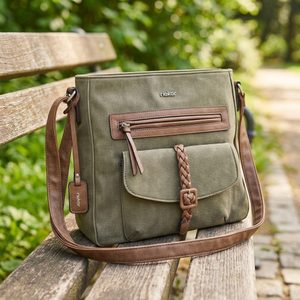 Rieker dámská crossbody kabelka khaki/brown H1340-54