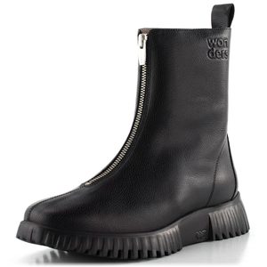 Wonders hladký kožený kotník negro A-4403