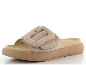 Gabor semišové šľapky na platforme béžové 63.751.12