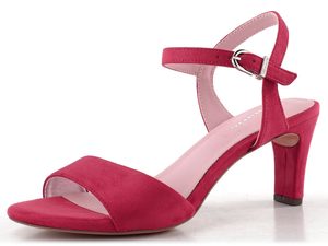 Tamaris sandály na podpatku red 1-28028-42