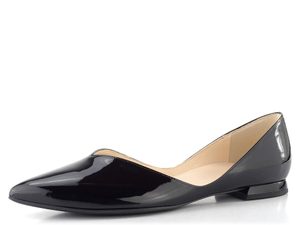 Högl vykrojené lakované baleríny schwarz 0-170014-0100