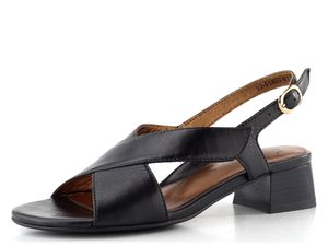 Ara dámské široké sandály na podpatku Graz schwarz 12-51802-01