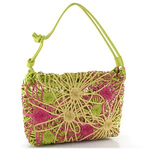Hispanitas barevná prošívaná kabelka multi yellow BV264729