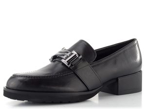 Högl polobotky na podpatku černé 0-102610-0100