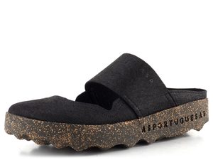 Asportuguesas pantofle s plnou špičkou Cana L black P018176013