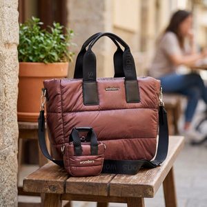 Wonders shopper kabelka granate WB-56002