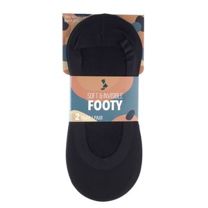 Ponožky do balerín Footy 2 páry černé