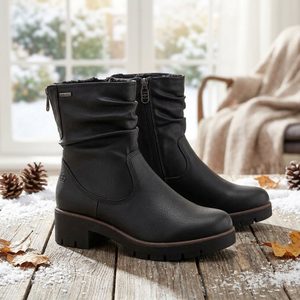 Tamaris řasený kotník black 1-26438-43