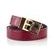 Högl dámsky luxusný kožený opasok cabernet/schwarz 0-156017-4401