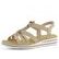 Rieker sandály na klínku béžové V0649-62