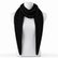 Fraas třpytivý trojcípý šátek panther black 667258-997