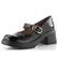 Wonders lakované polobotky na podpatku Negro E-7122