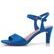 Tamaris sandále na podpätku Royal Blue 1-28028-42