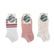 Nízké ponožky 3 páry v balení 36122 bílá/růžová mix