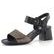 Remonte černé sandály na podpatku D1K51-04