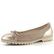 Gabor semišové baleríny s metalickou špičkou a patou béžové 64.100.12