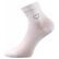 Dámske sredne vysoké ponožky biele