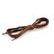 Šnúrky ploché hnedé