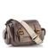 Hispanitas metalická crossbody kabelka s klopou topo BI254143
