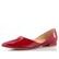 Högl vykrojené lakované baleríny red 0-170014-4000