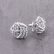 Náušnice rokajl puzeta stříbrné
