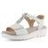 Ara sandály na platformě s klínkem Bilbao bílé 12-33515-04