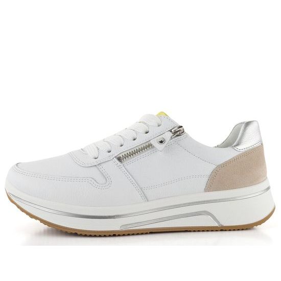 Ara širší tenisky Sapporo Weiss/Limoncello/Shell/Silber 12-27540-03
