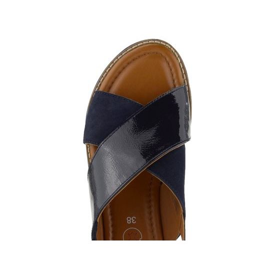 Ara sandály s kříženými pásky Kopenhagen modré 12-16702-08