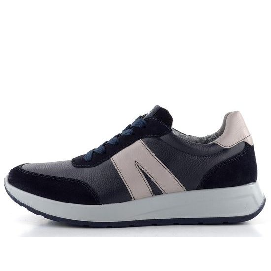 Ara širší pánské tenisky Matteo-Sport Blau/Pebble 11-28602-22