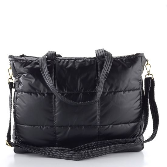 Ara prošívaná shopper kabelka Nina Schwarz 16-21912-60