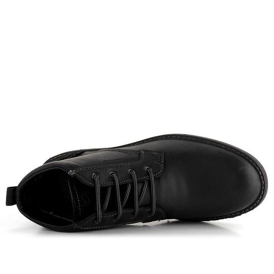 Ara pánska kožená členková obuv čierna Frederik 11-24711-41