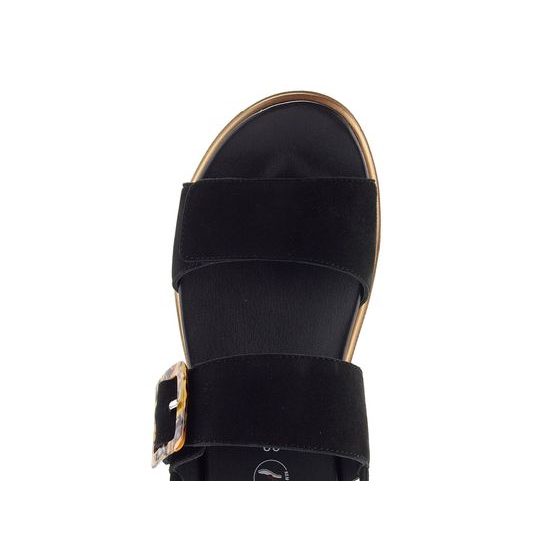 Ara dámske semišové sandále Malaga Black 12-21003-01