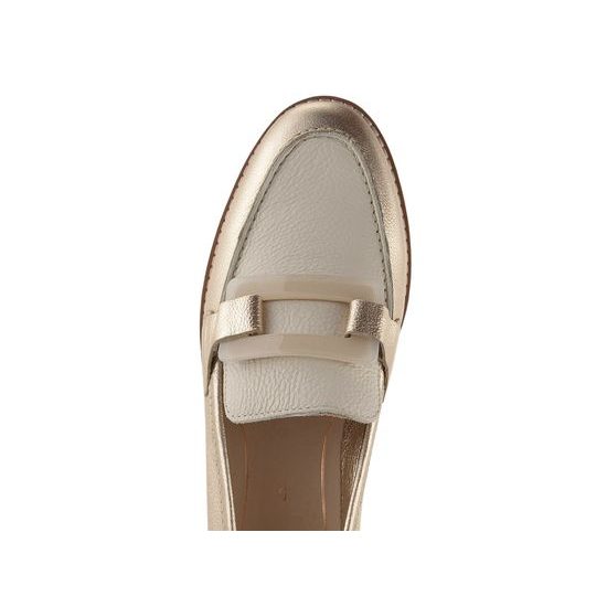 Ara metalické mokasíny Kent Sand/Cream 12-31245-09