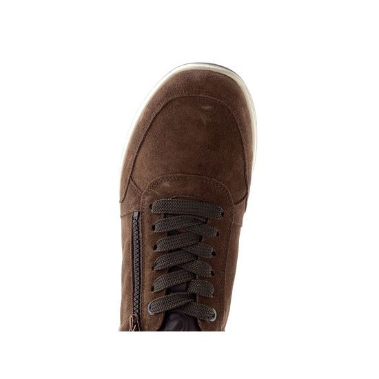 Ara širší pánské tenisky kožené Matteo Mocca/Amarone 11-24501-24
