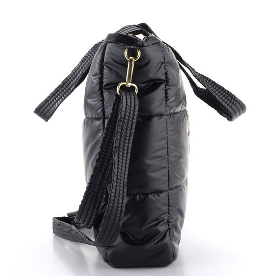 Ara prošívaná shopper kabelka Nina Schwarz 16-21912-60