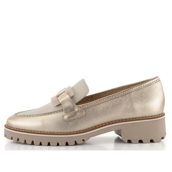 Ara metalické mokasíny Kent Sand/Cream 12-31245-09