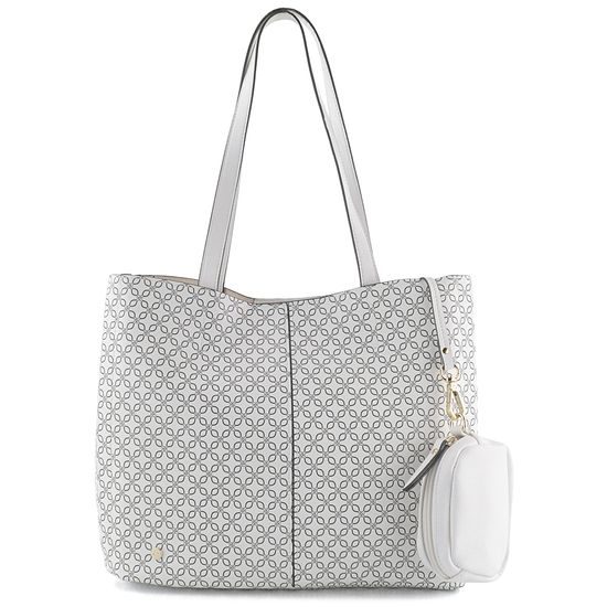 Ara shopper kabelka s potlačou Dallas Weiss/Blau 16-21008-61