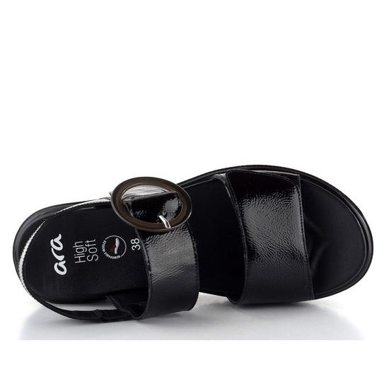 Ara sandály na platformě Bilbao Black 12-33505-11