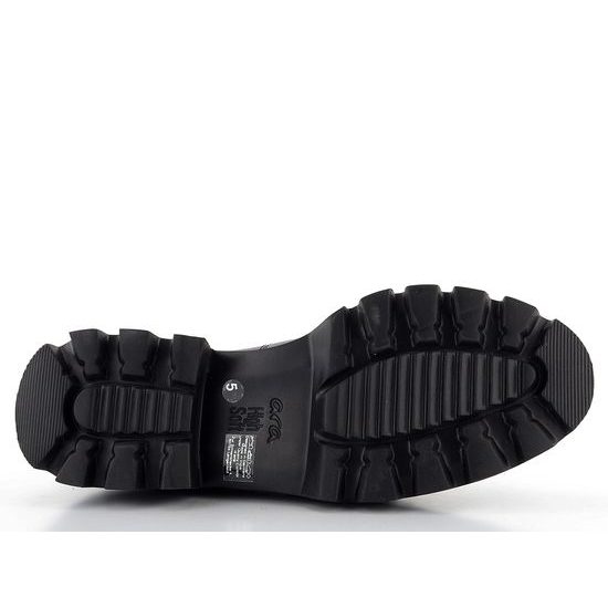 Ara užšie kožené mokasíny Oxford Schwarz 12-21703-01