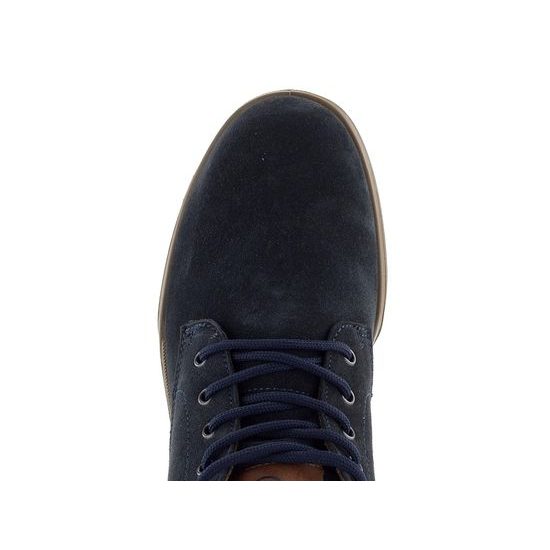 Ara pánska kožená členková obuv Dino Blue/Kastanie 11-23302-12
