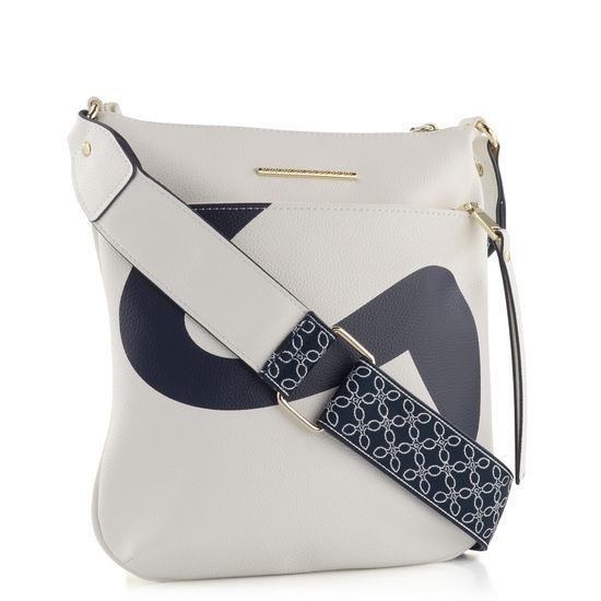 Ara crossbody kabelka Lara Weiss/Blau 16-21109-61