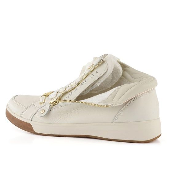 Ara kotníkové tenisky Rom Cream/Platin 12-44499-27