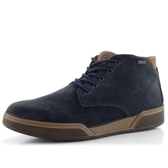 Ara pánska kožená členková obuv Dino Blue/Kastanie 11-23302-12